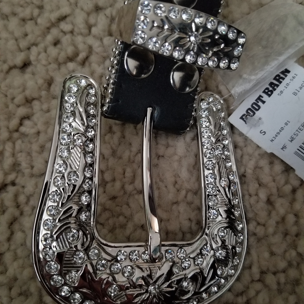 Nocona Crystal Sparkly Belt S